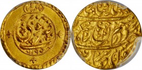 IRAN. Zand Dynasty. 1/4 Mohur, AH 1195 (1780). Khuy Mint. Time of Sadiq Khan to 'Ali Murad Khan. PCGS MS-64 Gold Shield.

2.73 gms. Album-2810 (Sadi...