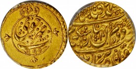 IRAN. Zand Dynasty. 1/4 Mohur, AH 1195 (1780). Khuy Mint. Time of Sadiq Khan to 'Ali Murad Khan. PCGS MS-63 Gold Shield.

2.74 gms. Album-2810 (Sadi...