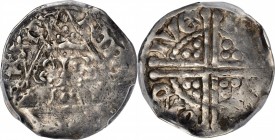IRELAND. Penny, ND (1251-54). Dublin Mint; uncertain moneyer. Henry III. PCGS Genuine--Rim Damage, EF Details Gold Shield.

S-6236. Class IIa. Obver...