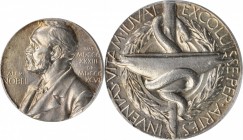 SWEDEN. Nobel Nominating Committee for Medicine Silver Medal, ND (1982). PCGS SPECIMEN-58 Gold Shield.

By E. Lindberg. Obverse: Bust of Alfred Nobe...
