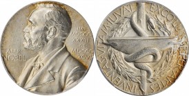 SWEDEN. Nobel Nominating Committee for Medicine Silver Medal, ND (1985). PCGS SPECIMEN-65 Gold Shield.

By E. Lindberg. Obverse: Bust of Alfred Nobe...