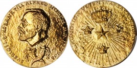 SWEDEN. Nobel Nominating Committee for Economics Gilt Silver Medal, ND (1995). PCGS SPECIMEN-68 Gold Shield.

Edge inscribed "V10", indicating the y...