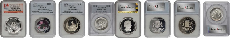 MIXED LOTS. Quartet of Pope John Paul II Issues (4 Pieces), 1995-2014. All NNC, ...