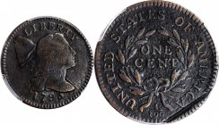 1795 Liberty Cap Cent. S-75. Lettered Edge. VG Details--Tooled (PCGS).

PCGS# 35717. NGC ID: 223S.

Estimate: $500