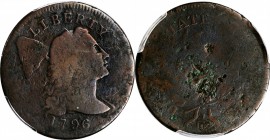 1796 Liberty Cap Cent. S-86. Good Details--Environmental Damage (PCGS).

PCGS# 35765. NGC ID: 223V.

Estimate: $125