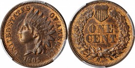 1865 Indian Cent. Plain 5. MS-64 BN (PCGS).

PCGS# 92082. NGC ID: 227N.

Estimate: $200