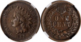 1867 Indian Cent. EF-40 BN (NGC).

PCGS# 2088. NGC ID: 227R.

Estimate: $100