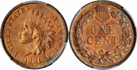 1881 Indian Cent. MS-64 RB (PCGS).

PCGS# 2140. NGC ID: 2288.

Estimate: $150