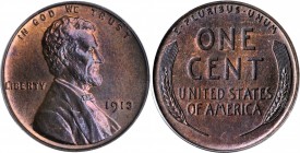 1913 Lincoln Cent. Proof-64 RB (PCGS). CAC. OGH.

PCGS# 3316. NGC ID: 22KW.

Estimate: $585
