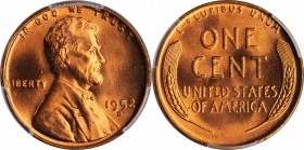 1952-D Lincoln Cent. MS-67 RD (PCGS).

PCGS# 2800. NGC ID: 22F7.

Estimate: $175