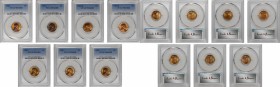Lot of (7) 1940's and 1950's Gem Mint State Lincoln Cents. (PCGS).

Included are: (5) 1942 MS-66 RB; 1944-D MS-66 RB; and 1953-D MS-65 RB.

Estima...