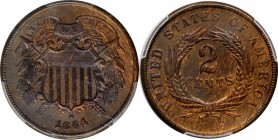 Lot of (4) 1864 Two-Cent Pieces. Large Motto. Unc Details (PCGS).

Included are: (3) Unc Details--Cleaned; and Unc Details--Questionable Color.

P...