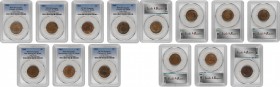 Lot of (7) 1864 Two-Cent Pieces. Large Motto. AU Details (PCGS).

Included are: (5) AU Details--Cleaned; (1) AU Details--Questionable Color; and (1)...