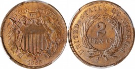 1866 Two-Cent Piece. MS-63 BN (PCGS).

PCGS# 3588. NGC ID: 274R.

Estimate: $150