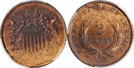 1866 Two-Cent Piece. Unc Details--Cleaned (PCGS).

PCGS# 3588. NGC ID: 274R.

Estimate: $100