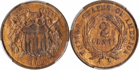 1868 Two-Cent Piece. Unc Details--Cleaned (PCGS).

PCGS# 3597. NGC ID: 22NC.

Estimate: $125