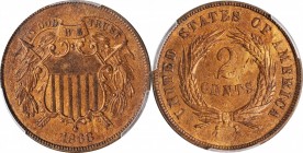 1868 Two-Cent Piece. Unc Details--Questionable Color (PCGS).

PCGS# 3597. NGC ID: 22NC.

Estimate: $125