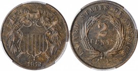 1872 Two-Cent Piece. EF Details--Environmental Damage (PCGS).

PCGS# 3612. NGC ID: 22NG.

Estimate: $575