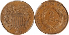 1872 Two-Cent Piece. VF-30 (PCGS).

PCGS# 3612. NGC ID: 22NG.

Estimate: $475