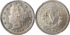1899 Liberty Head Nickel. Proof-65 (PCGS).

PCGS# 3897. NGC ID: 2789.

Estimate: $325