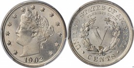 1902 Liberty Head Nickel. MS-65 (PCGS).

PCGS# 3863. NGC ID: 277D.

Estimate: $280