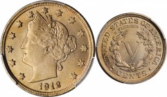 1912-D Liberty Head Nickel. Unc Details--Wrap Machine Damage (PCGS).

PCGS# 3874. NGC ID: 277P.

Estimate: $200