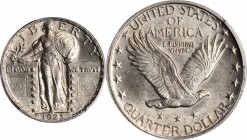 1923 Standing Liberty Quarter. MS-64 (PCGS).

PCGS# 5742. NGC ID: 243J.

Estimate: $250