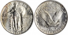 1926-D Standing Liberty Quarter. MS-63 (PCGS).

PCGS# 5756. NGC ID: 243S.

Estimate: $115