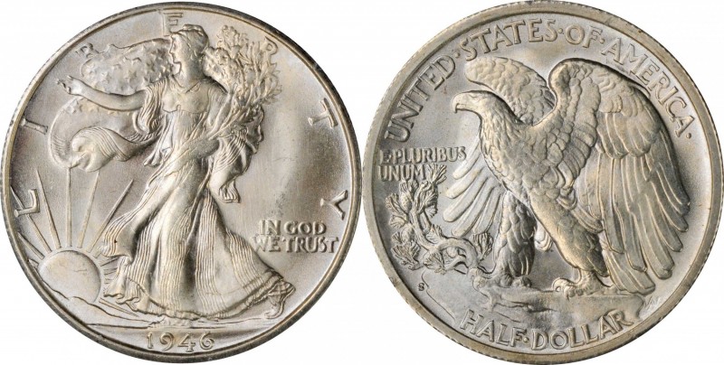 1946-S Walking Liberty Half Dollar. MS-65 (PCGS). OGH--First Generation.

PCGS...