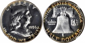 1956 Franklin Half Dollar. Type I. Proof-66 (NGC).

PCGS# 6686. NGC ID: 24TV.

Estimate: $100