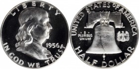 1956 Franklin Half Dollar. Type II. Proof-68+ Cameo (PCGS).

PCGS# 86697. NGC ID: 24TW.

Estimate: $150
