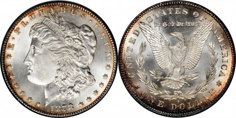 1878-S Morgan Silver Dollar. MS-65 (NGC).

PCGS# 7082. NGC ID: 253R.

Estima...