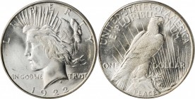 1922-S Peace Silver Dollar. MS-65 (PCGS).

PCGS# 7359. NGC ID: 257E.

Estimate: $780