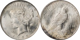 1923 Peace Silver Dollar. MS-67 (NGC).

Ex Binion Collection

Estimate: $1750