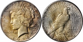 1924-S Peace Silver Dollar. AU-58 (PCGS).

PCGS# 7364. NGC ID: 257K.

Estimate: $100