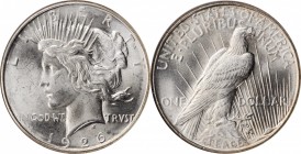 1926-D Peace Silver Dollar. MS-65 (NGC).

PCGS# 7368. NGC ID: 257P.

Estimate: $480