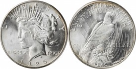 1926-S Peace Silver Dollar. MS-65 (PCGS).

PCGS# 7369. NGC ID: 257R.

Estimate: $375