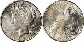 1926-S Peace Silver Dollar. MS-64 (PCGS).

PCGS# 7369. NGC ID: 257R.

Estimate: $150