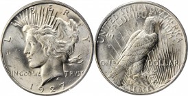 1927-D Peace Silver Dollar. MS-63 (PCGS).

PCGS# 7371. NGC ID: 257T.

Estimate: $275