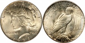 1935 Peace Silver Dollar. MS-64 (PCGS). CAC.

PCGS# 7378. NGC ID: 2582.

Estimate: $120
