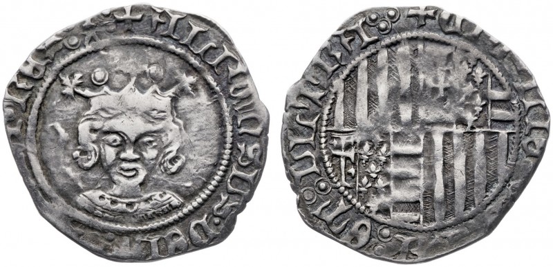 Alfons IV (1416-1458). Àquila. Ral. (Cru.V.S. 897) (Cru.C.G. 2940) (MIR. 78 var)...