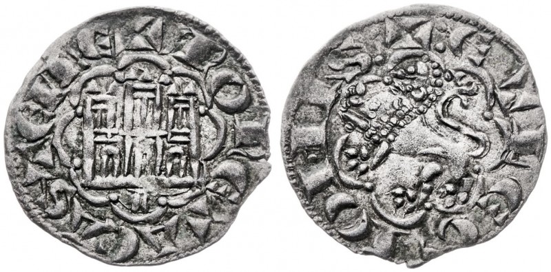 Alfonso X (1252-1284). Ávila. Blanca Alfonsí. (AB. 262 (como novén). 0,84 g. Bue...