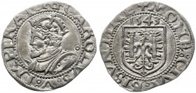 1543. Carlos I. Besançon. 1 carlos. (Vti. falta). 1,10 g. EBC.