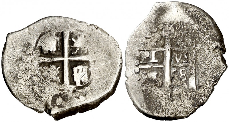 1658. Felipe IV. Potosí. E. 1 real. (AC. 760). 3,13 g. BC+.