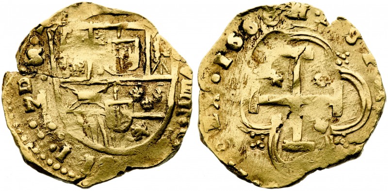 1666. Carlos II. Sevilla. M. 8 escudos. (AC. 1004) (Cal.Onza 149, indica un sólo...