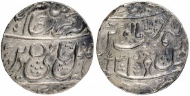 Silver One Rupee Coin of Najibabad Mint of Awadh.