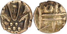 Gold Fanam Coin of Indo Dutch.