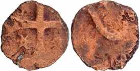Copper Bazaruco Coin of D.Sebastiao of Goa of Indo Portuguese.