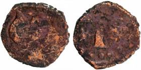 Copper Two Bazaruco Coin of D.Sebastao I of Goa of Indo Portuguese.