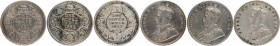 Silver One Rupee Coins of King George V of Bombay Mint of 1921 and 1922.